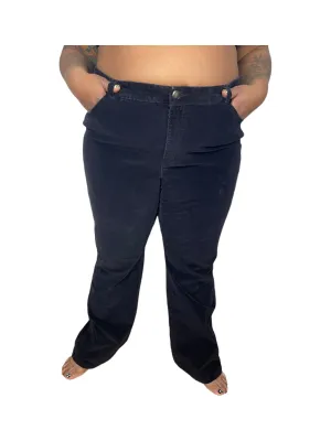 Black flare Corduroy Pants