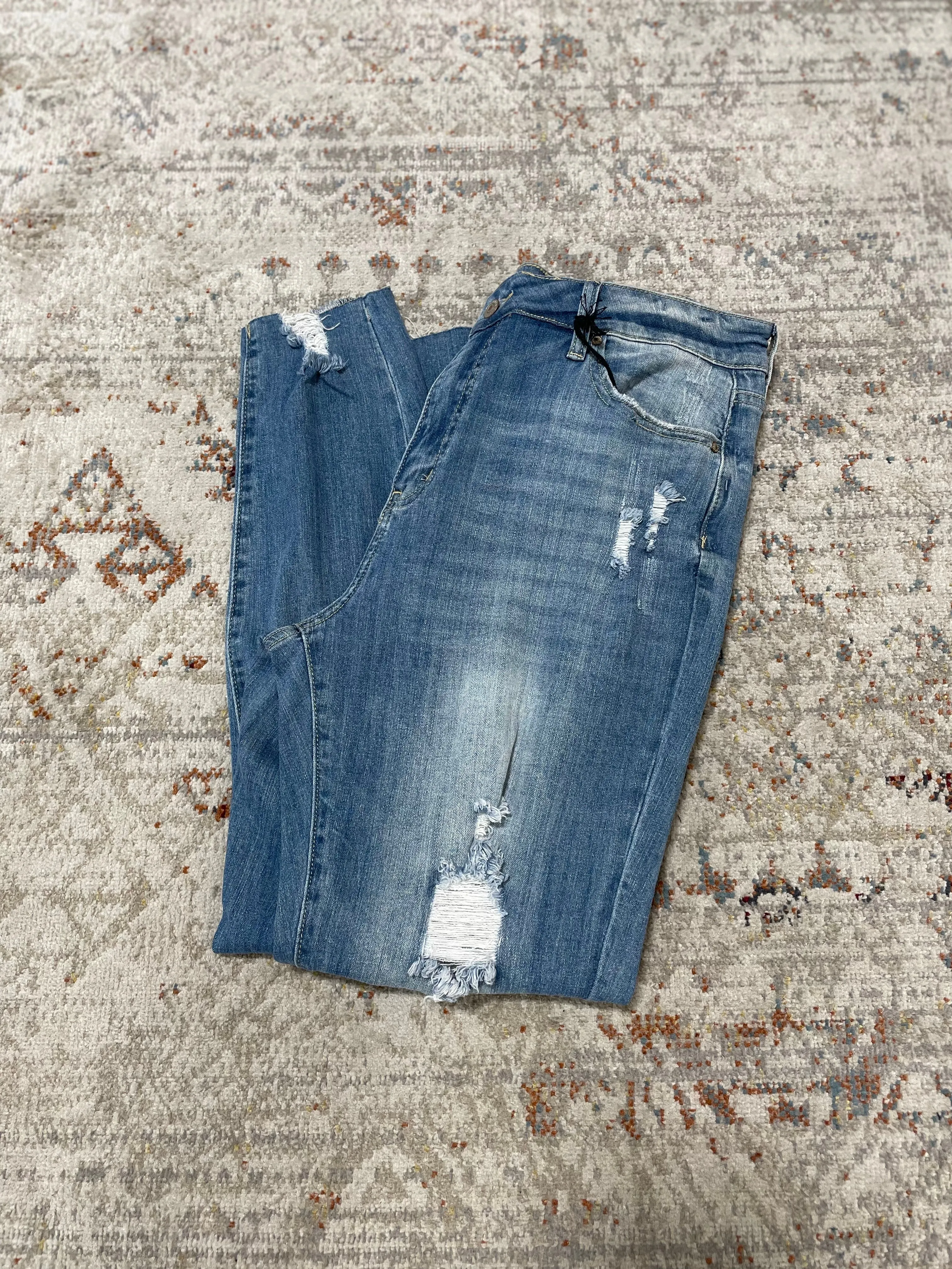 Boyfriend Distressed Hammer Jeans