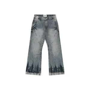 Darts Flared Jeans-Stone Grey - RTW