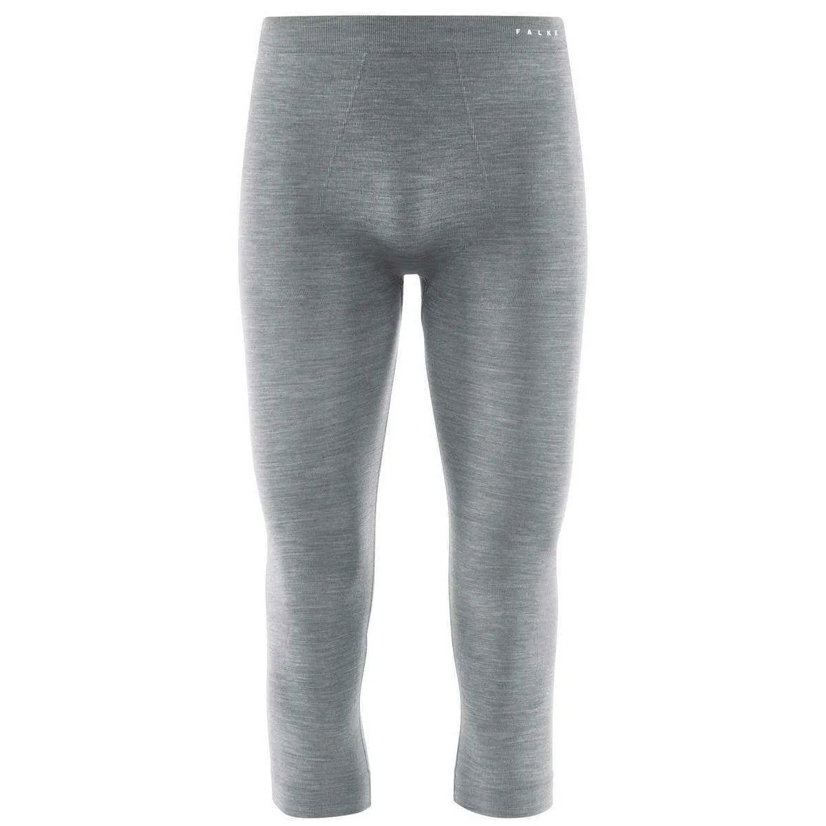 Falke Wool-Tech Light Regular Fit 3/4 Tights - Heather Grey