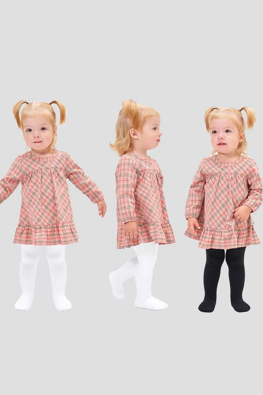 Girls Cotton Knit Tights