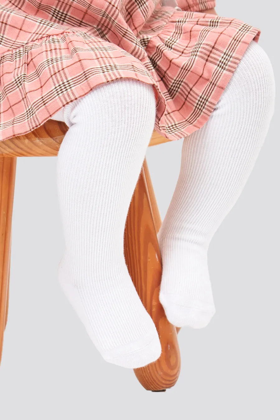 Girls Cotton Knit Tights