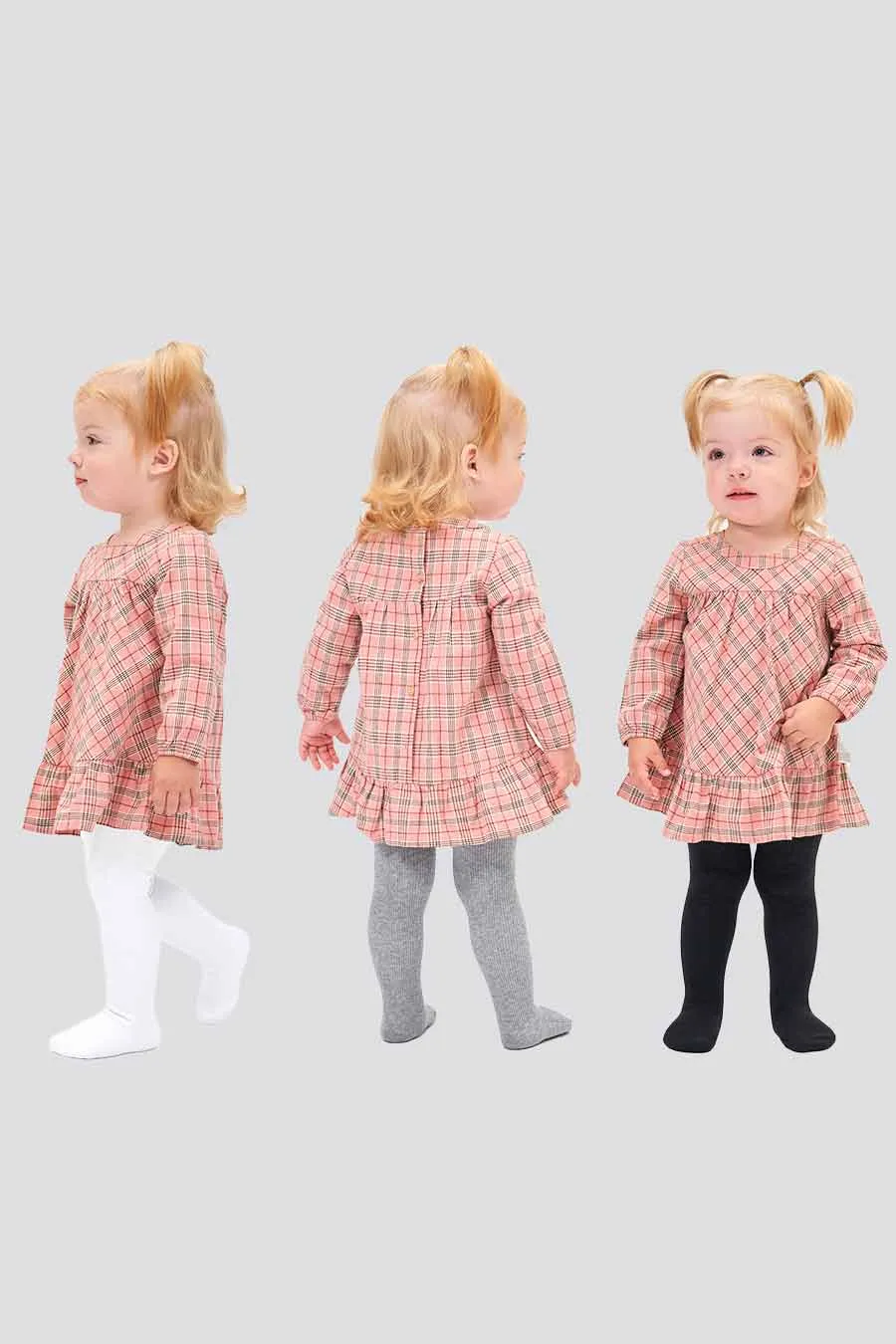 Girls Cotton Knit Tights