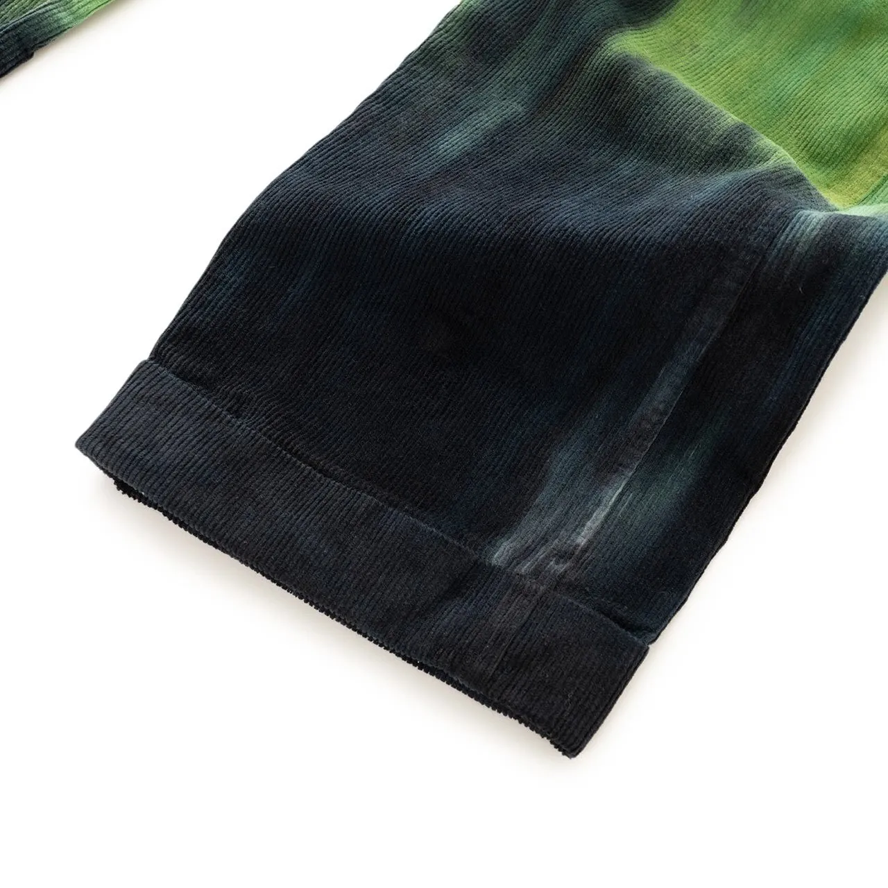 henrik vibskov crumpet corduroy pants (black / green)