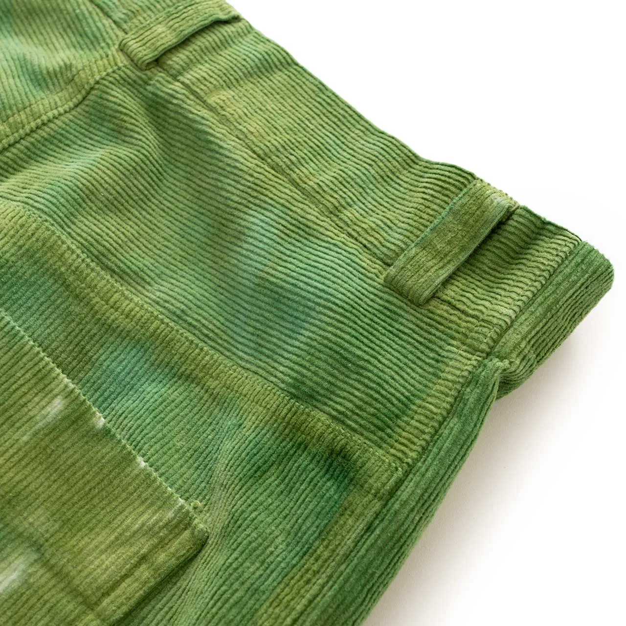 henrik vibskov crumpet corduroy pants (black / green)