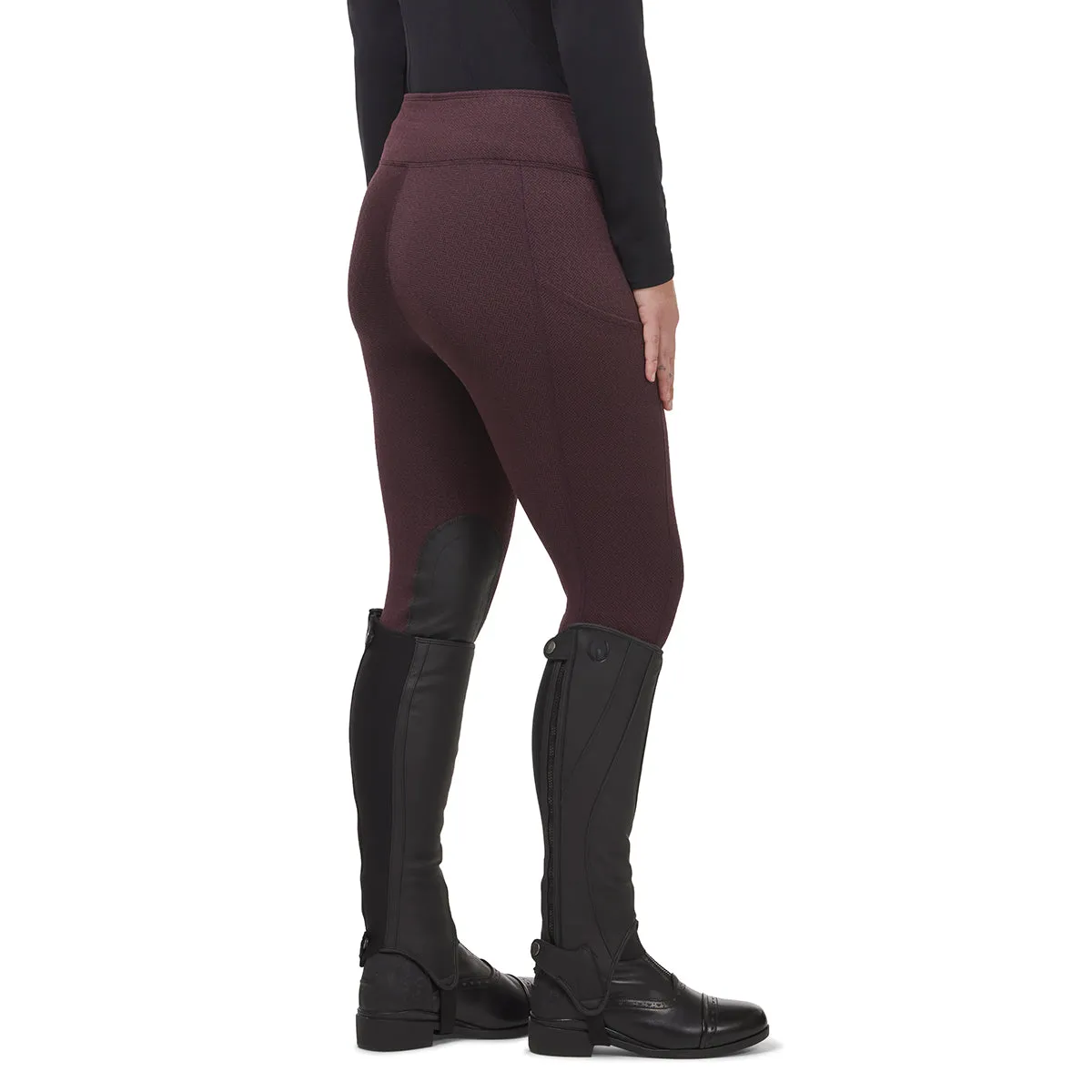 Kerrits Fleece Lite II Winter Ladies Riding Tight - Vineyard