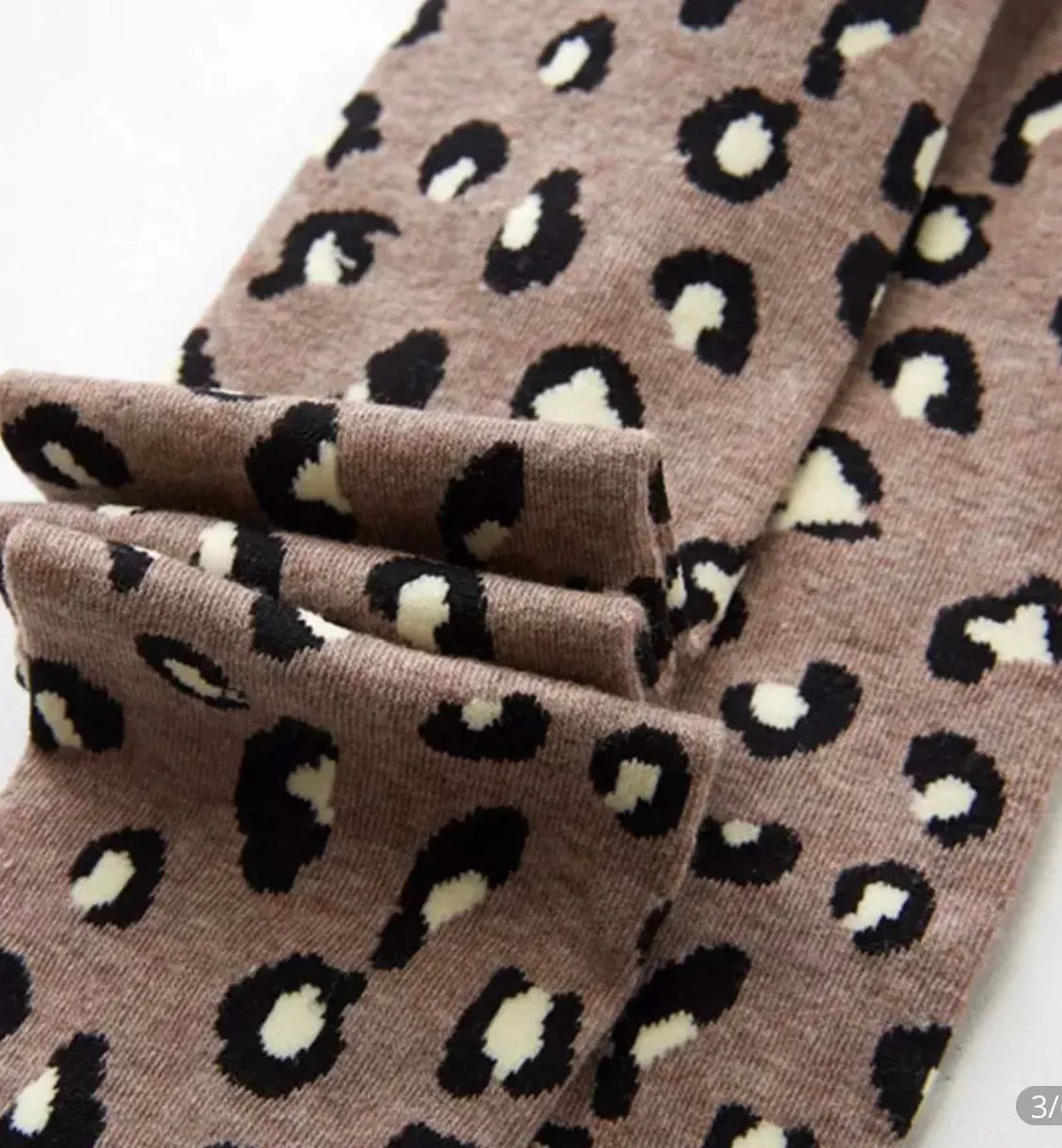 Leopard Printed Toddler Tights