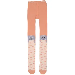 MELTON Peach Pink Rabbit tights