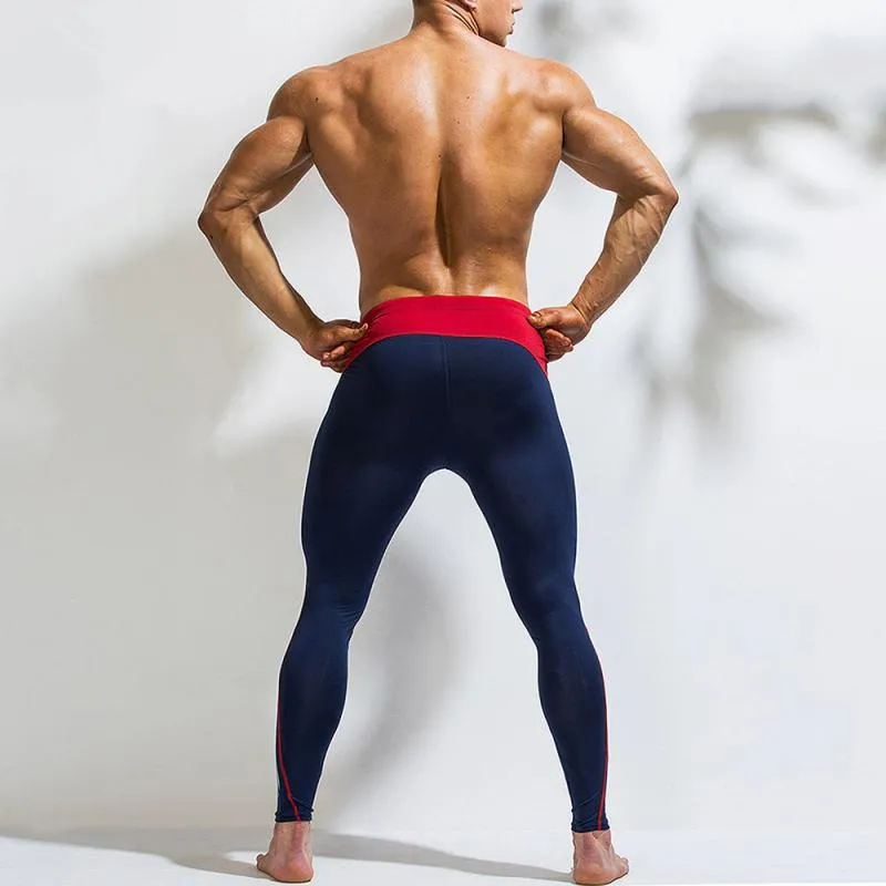 Men's Compression Leggings With Elastic Waist