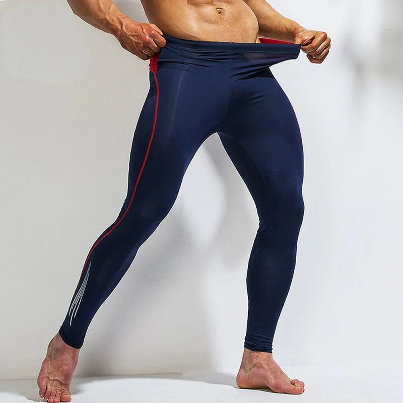 Men's Compression Leggings With Elastic Waist