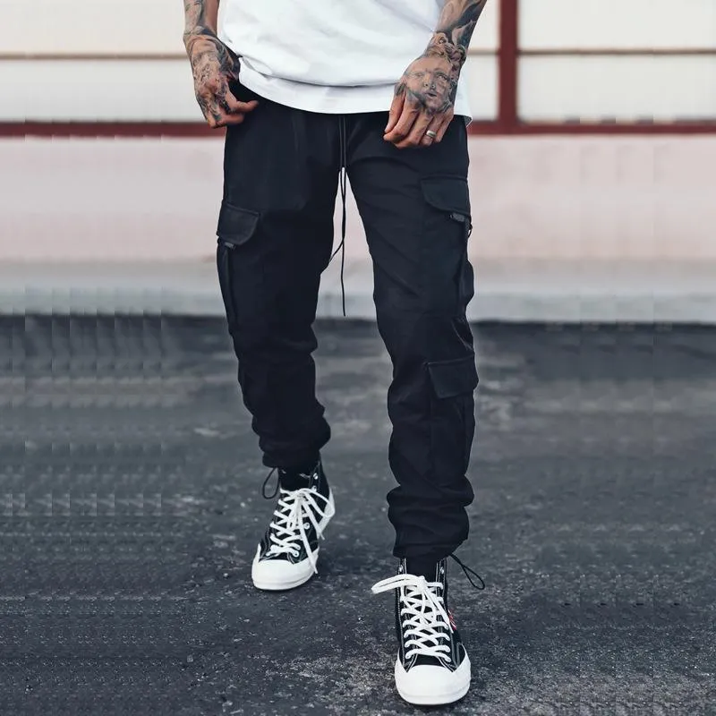 Men’s Loose Oversize Woven Trousers - Sporty & Casual