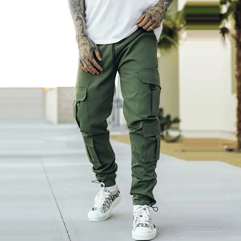 Men’s Loose Oversize Woven Trousers - Sporty & Casual