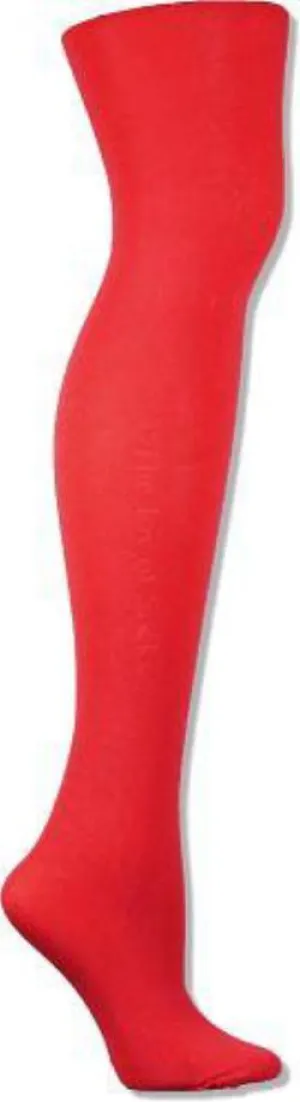 Microfiber Red Tights