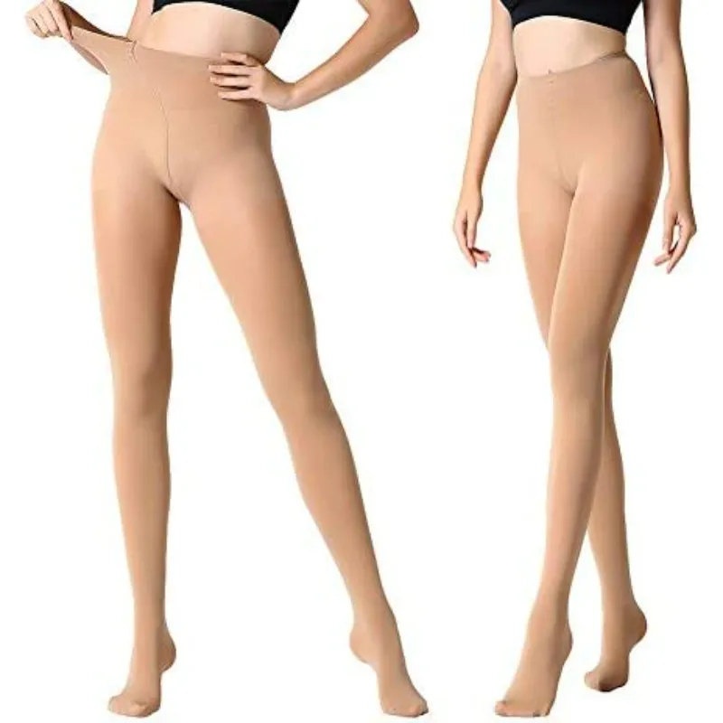Pack Of 2 Women's Opaque Control Top Tights Comfort Stretch 70 Denier Pantyhose