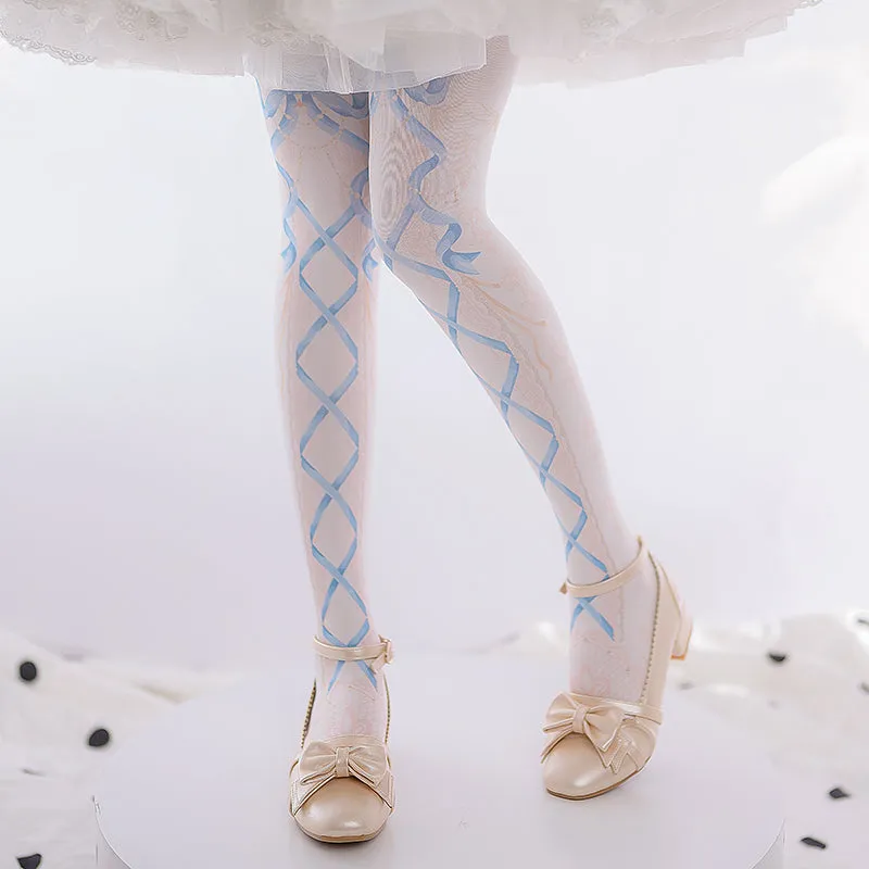 Roji roji~120D Velvet Sweet Lolita Tights