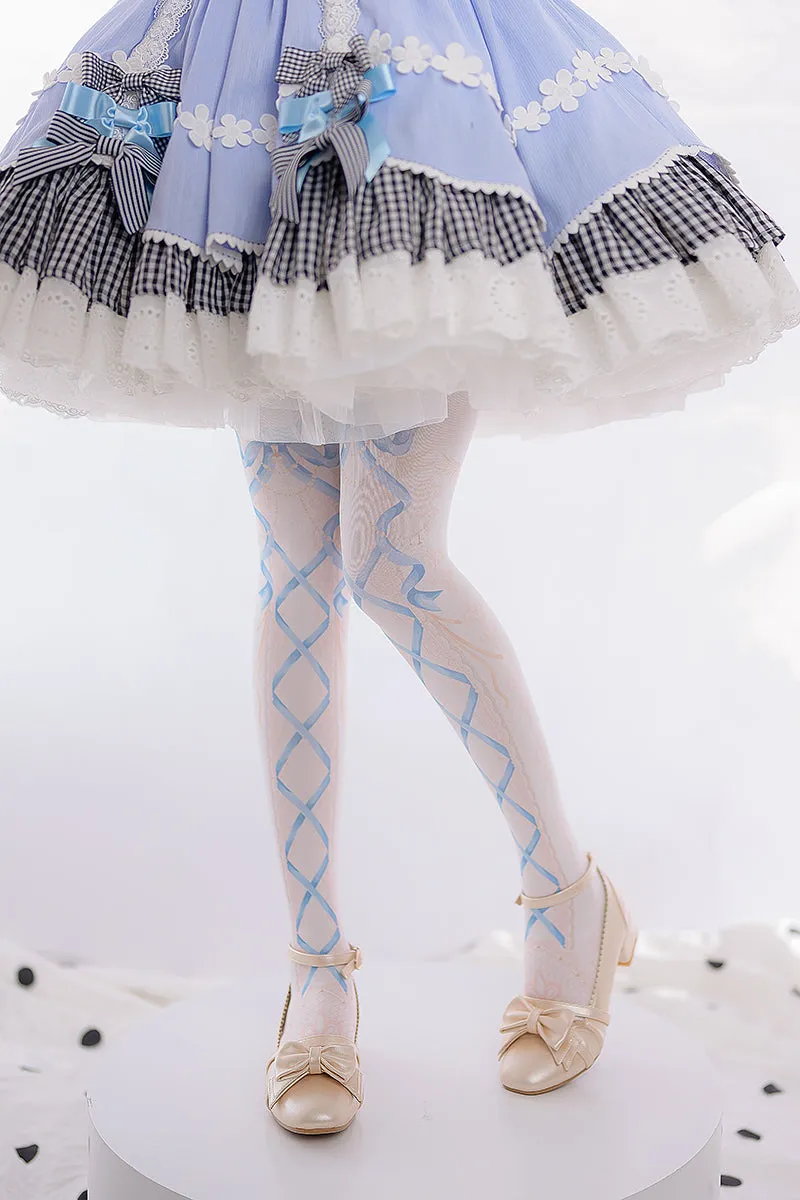 Roji roji~120D Velvet Sweet Lolita Tights