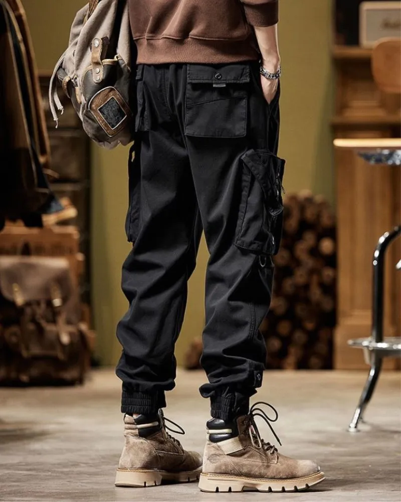 Techwear Side Pockets Cargo Pants