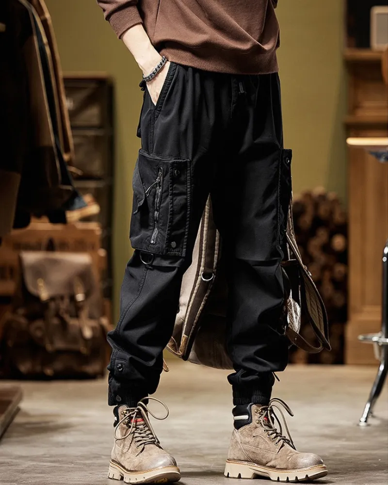 Techwear Side Pockets Cargo Pants