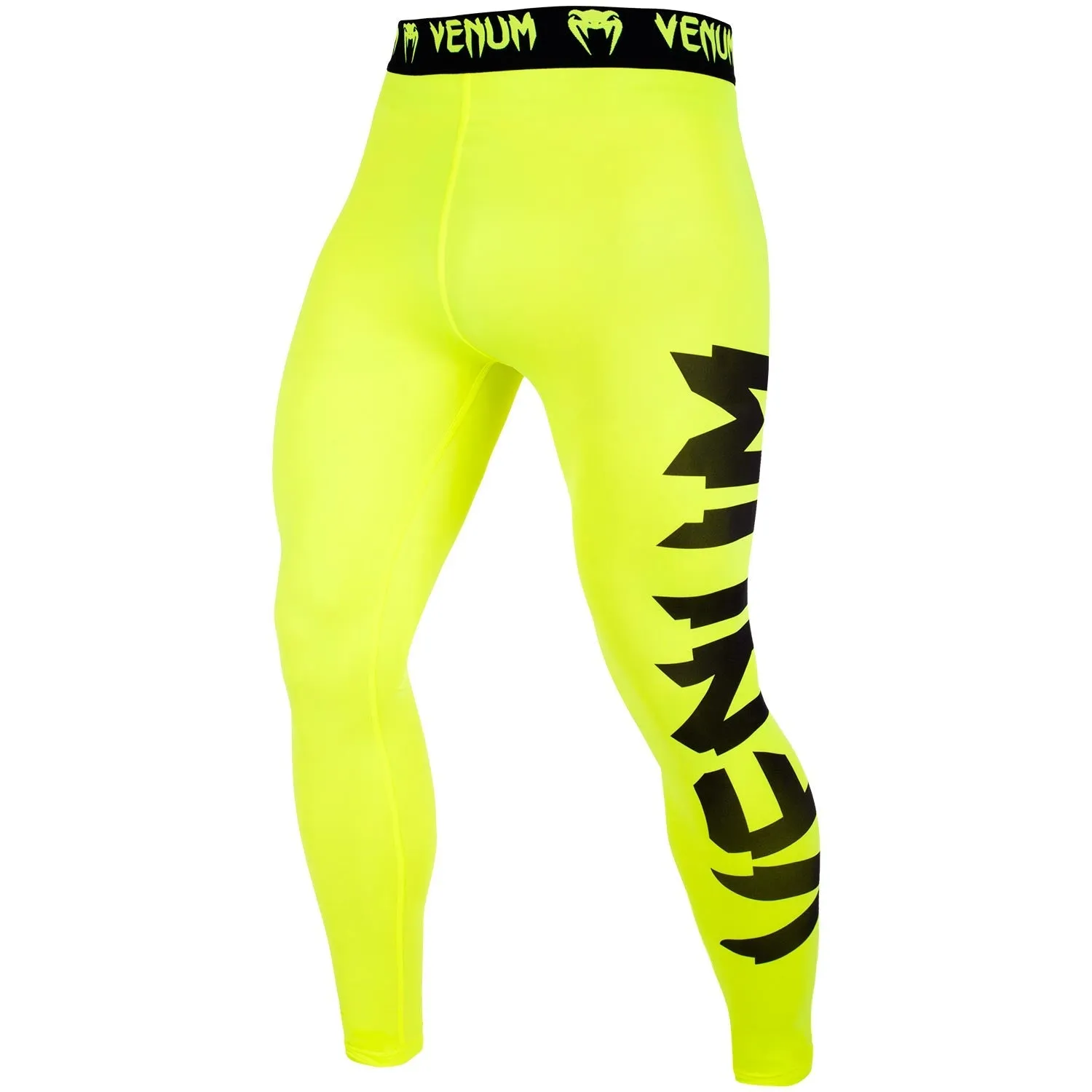 Venum Giant Compression Tights - Neo Yellow/Black