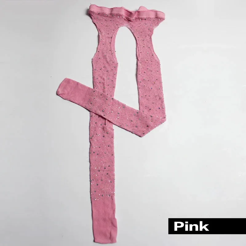 Women's Acrylic Thin Tights With Glitters